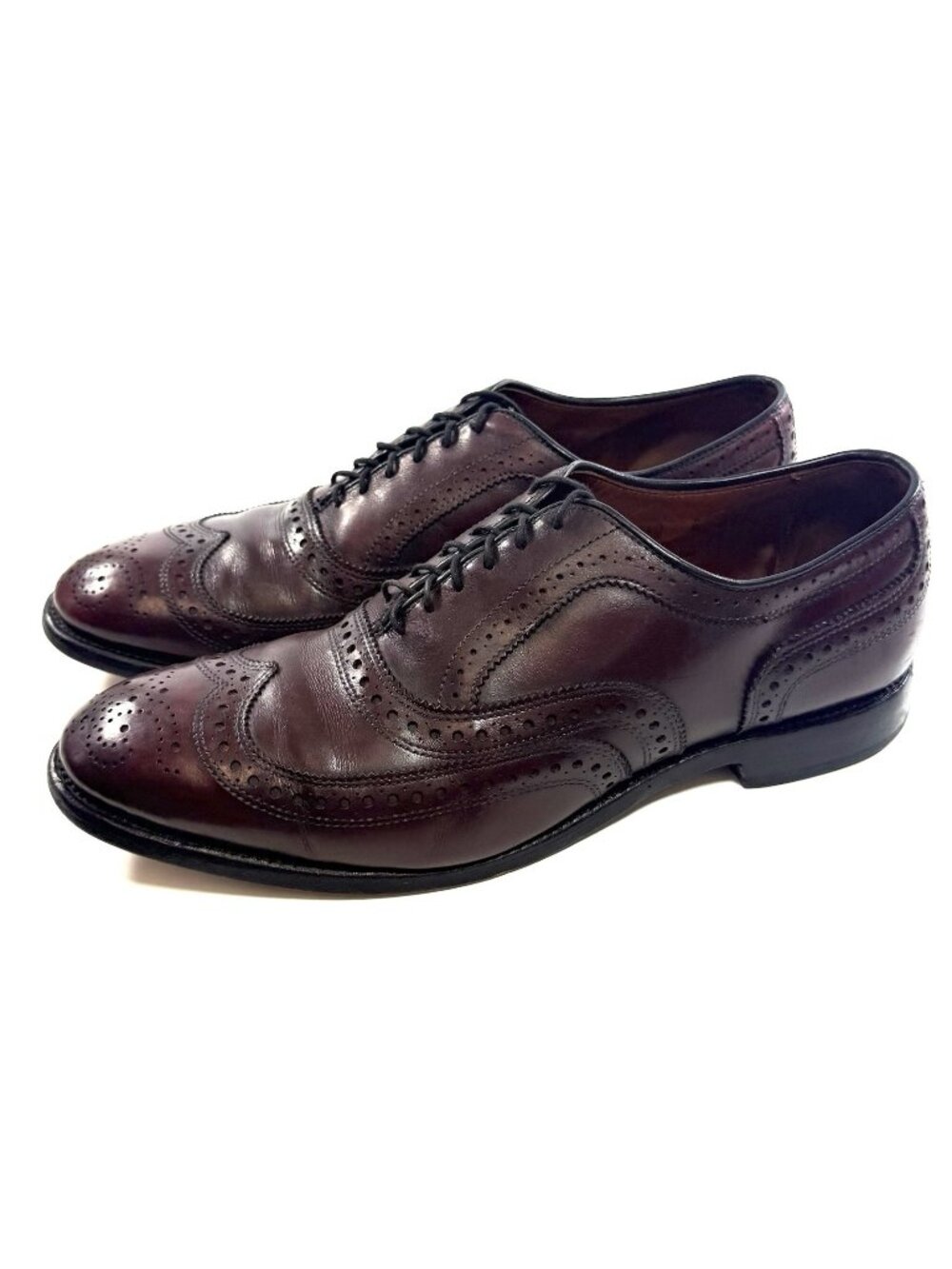Allen Edmonds McAllister Wingtip Brogue Oxford Dress Shoe Sz 10 E Handmade USA